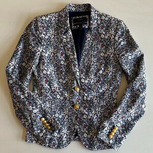 J. Crew Liberty Schoolboy Blazer in June's Meadow Floral / Women 00